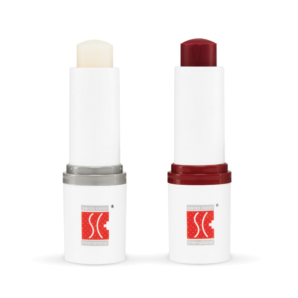 Image of the two lip care balms from Swiss Color®