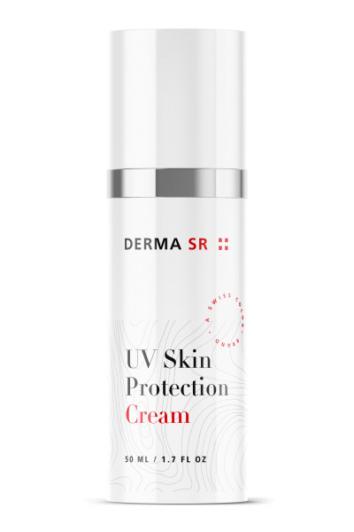 Pumpflasche mit der UV Skin Protection Cream