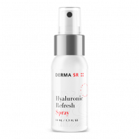 Sprühflasche von vorne mit dem Hyaluronic Refresh Spray