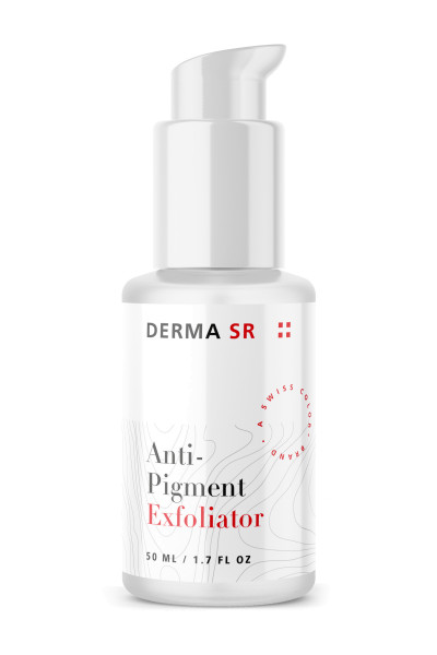 Small pump bottle with the Anti-Pigment Exfoliator