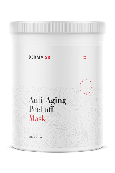 Anti aging peel off mask in large plastic cream