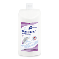 Foto einer Plasitkflasche mit einer Waschlotion Foto einer Plasitkflasche mit einer Waschlotion