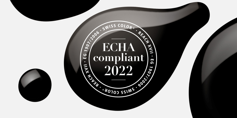ECHA compliant 2022 logo from Swiss Color®