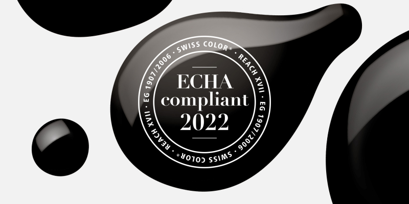 ECHA compliant 2022 logo from Swiss Color