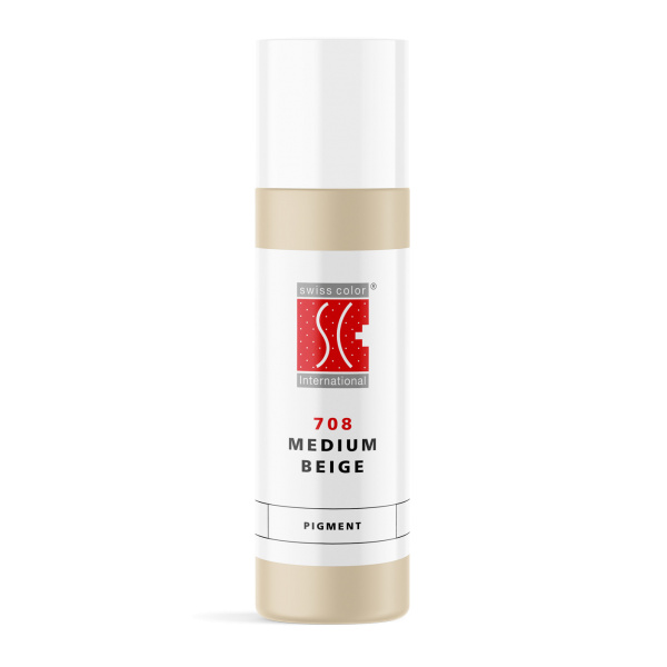 Pigment bottle with the pigment 708 Medium Beige